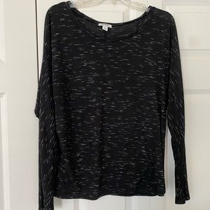 Old Navy black and grey long sleeve top